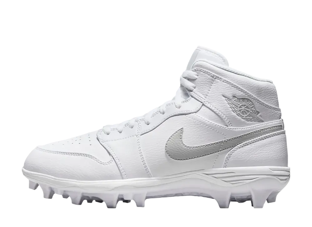 ナイキ エアジョーダン1 ミッド TD クリート "ホワイト/ホワイト/グレーフォグ"