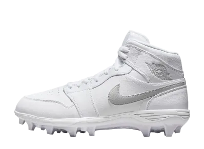 ナイキ エアジョーダン1 ミッド TD クリート "ホワイト/ホワイト/グレーフォグ"