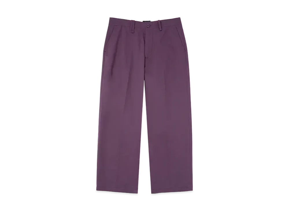 HUF Summer 25 Classic Wide Chino Pant "Dark Berry"
