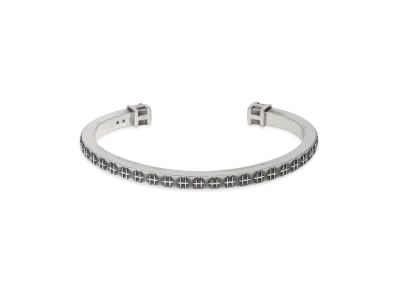 HUF Summer 25 H Block Bangle "Silver"