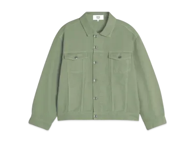 Maison Kitsune Trucker Jacket "Turf Green"