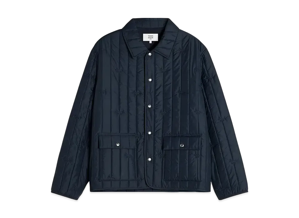 Maison Kitsune Quilting Blouson "Slate Grey"