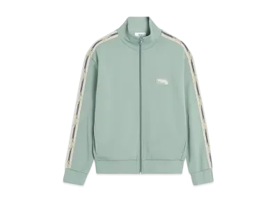 Maison Kitsune Flash Fox Zip Blouson "Vert De Gris"