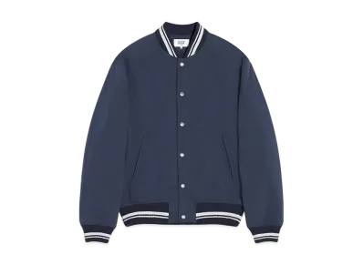 Maison Kitsune Teddy Blouson "Deep Navy"