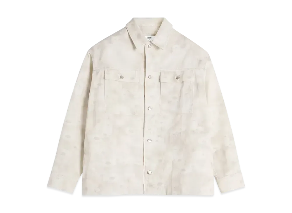 Maison Kitsune Over Shirt "Smoke Print"