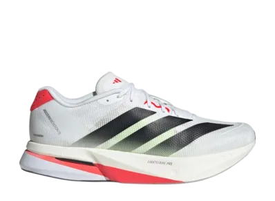 adidas Adizero Boston 13 "Cloud White/Core Black/Lucid Red"