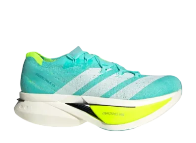 adidas Adizero Prime X 3 Strung Running "Blue/Zero Metalic/Lucid Lemon"