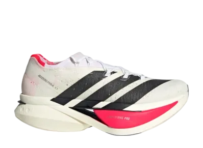 adidas Adizero Prime X 3 Strung Running "Cloud White/Core Black/Lucid Red"