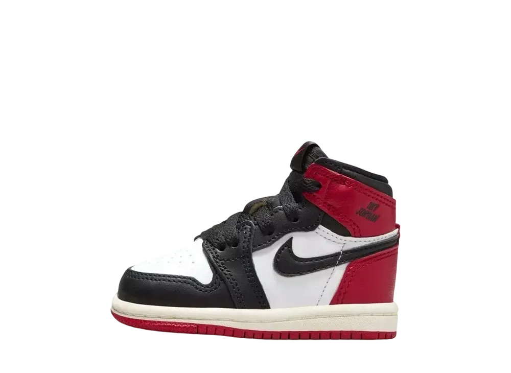 Nike TD Jordan 1 Retro High OG "Black Toe Reimagined"