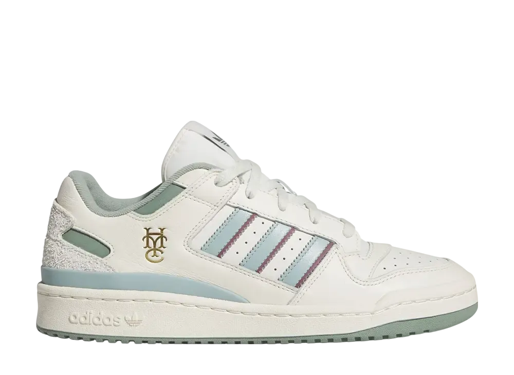Hoop York City × adidas Forum Low "Off White/Supplier Colour/Silver Green"