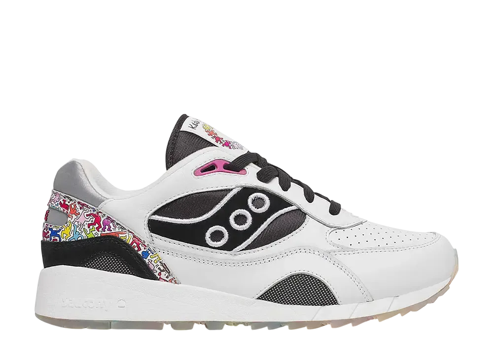 キースヘリング × サッカニー シャドウ6000 "ホワイト/マルチ"