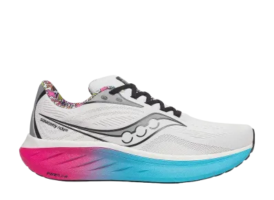 キースヘリング × サッカニー ライド18 "ホワイト/アクア/ピンク"