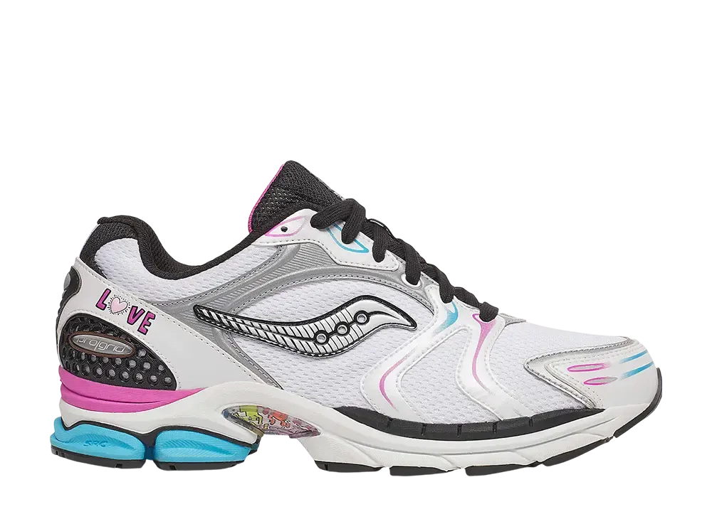 キースヘリング × サッカニー プログリッド トライアンフ4 "ホワイト/マルチ"