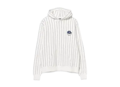BEAMS x MALBON GOLF Exclusive Ny Stripe Pullover Hoodie "White"