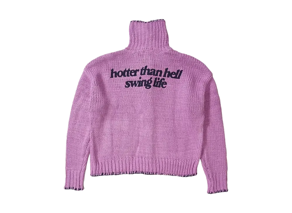 HTH stitch stand cardigan "PURPLE"