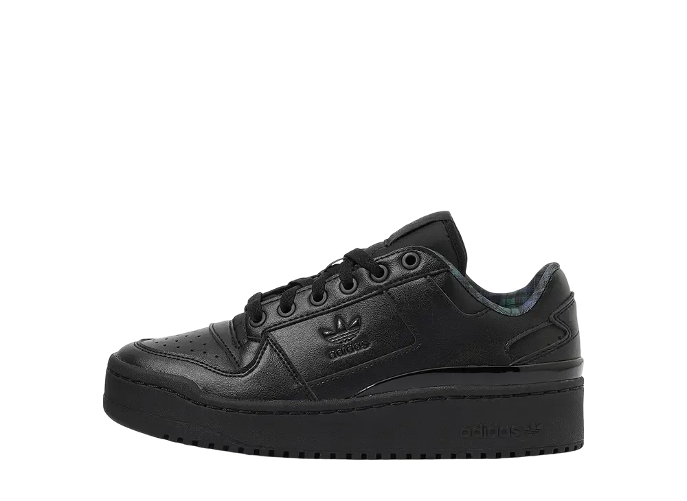 アディダス GS フォーラムボールド J "コアブラック/コアブラック/グリーン" (キッズ)