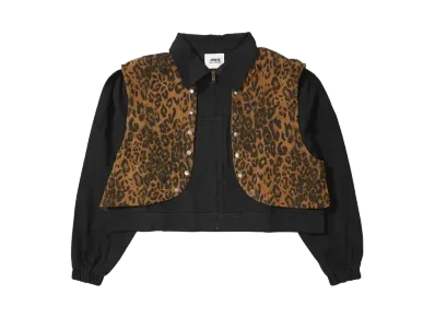 HTH Leopard 2way blouson "BLACK"