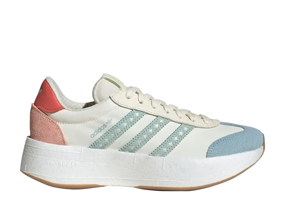 アディダス ウィメンズ シティ RNR "クリームホワイト/アッシュグリーン/コアブラック"