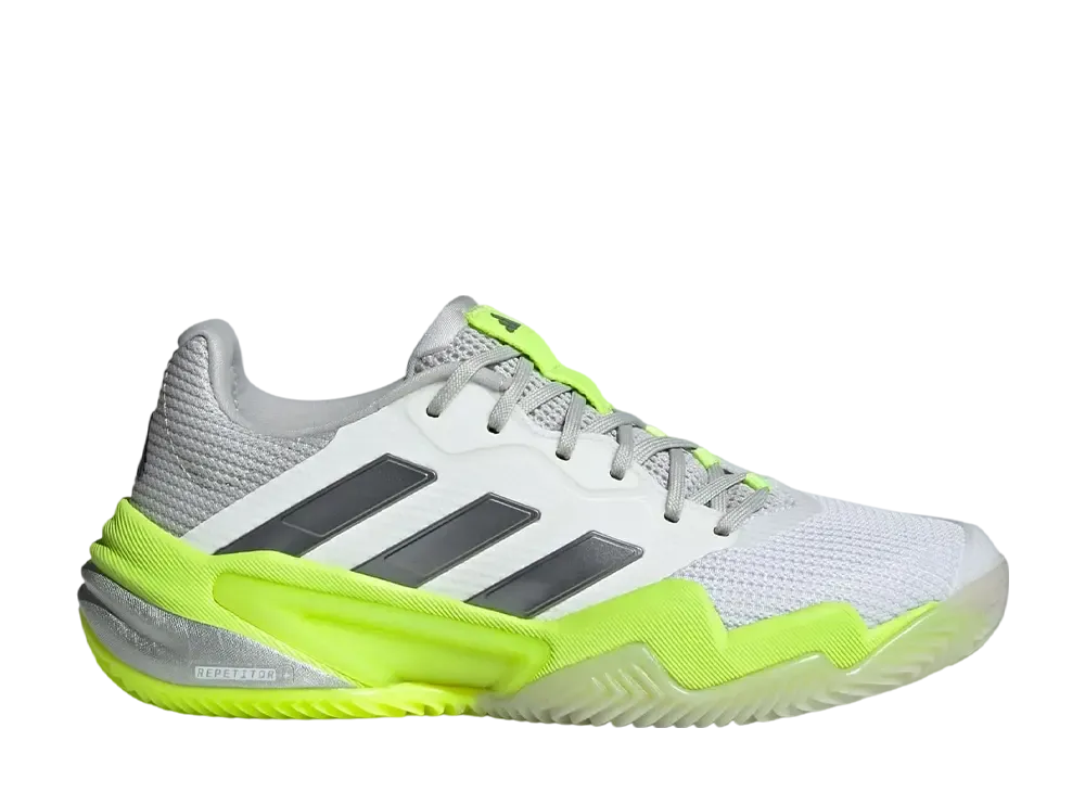 アディダス ウィメンズ バリケード13 クレー テニス "クラウドホワイト/アイアンメタリック/ルシッドレモン"