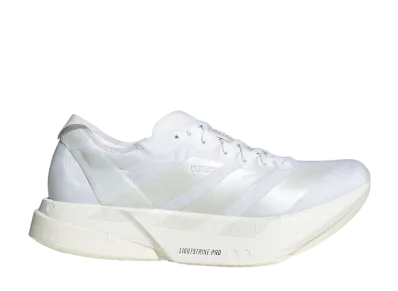 adidas Women's Adizero Adios Pro 4 "Cloud White/Zero Metalic/Crystal White"