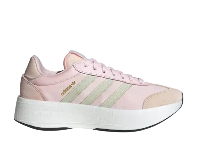 adidas Women's City RNR "Almost Pink/Linen Green/Core Black"