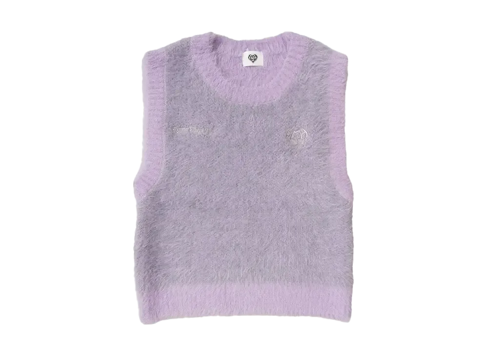 HTH shaggy vest "PURPLE"