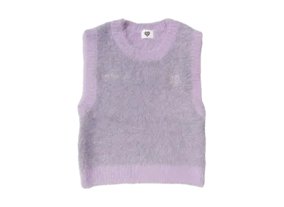HTH shaggy vest "PURPLE"