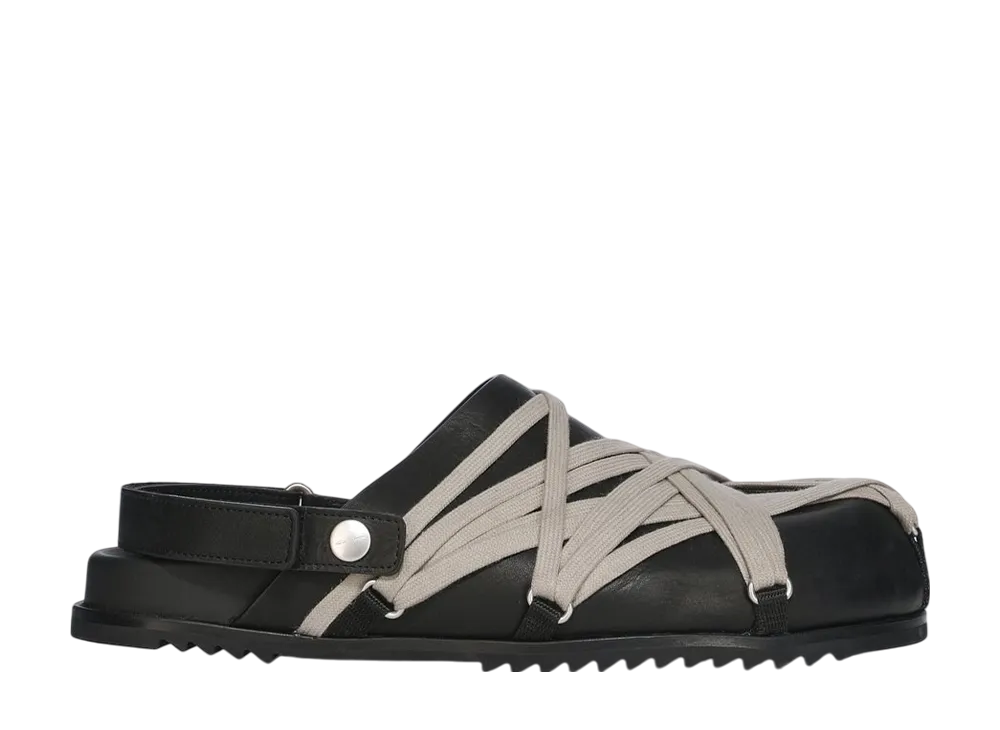 洗練されたデザイン◆Rick Owens◆グラノーラ レザー ミュール RICK OWENS】グラノーラレザーミュール サンダル (RICK OWENS