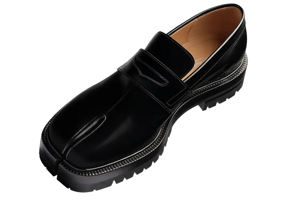 メゾンマルジェラ ウィメンズ タビ ローファー "ブラック"