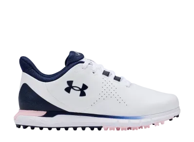 アンダーアーマー ウィメンズ UAドライブ フェード スパイクレス "ホワイト/プライムピンク"