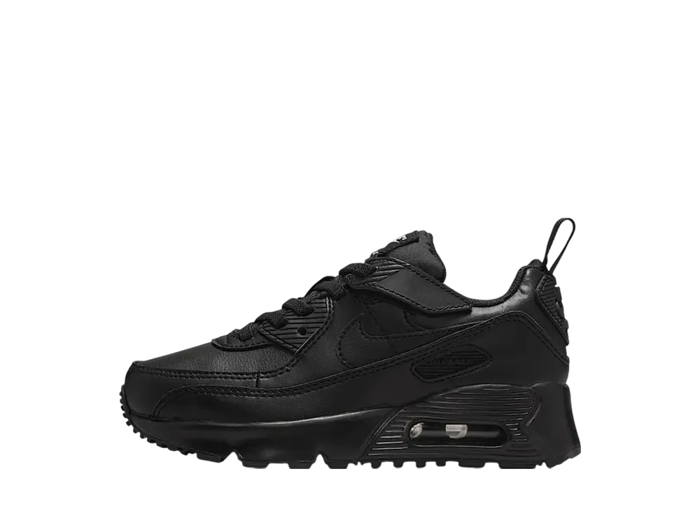 Nike PS Air Max 90 EasyOn "Triple Black/White"