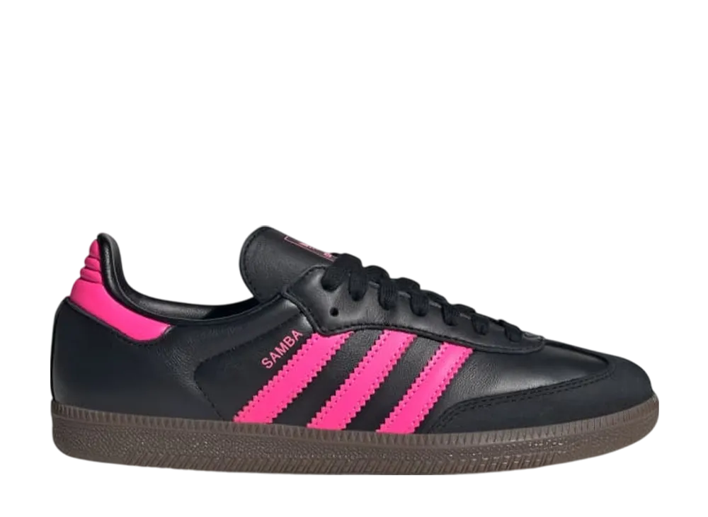 adidas Women's Samba OG "Core Black/Lucid Pink/Gum"