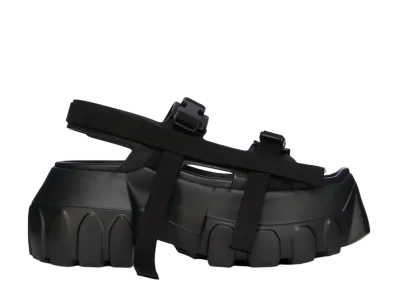 Rick Owens Hollywood Mega Tractor "Black/Black"