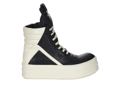 Rick Owens Hollywood Mega Bumper Geobasket "Black/Milk/Milk"