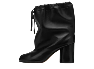 Maison Margiela Women's Tabi Drawstring Ankle Boots "Black"