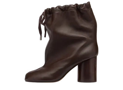 Maison Margiela Women's Tabi Drawstring Ankle Boots "Brown"