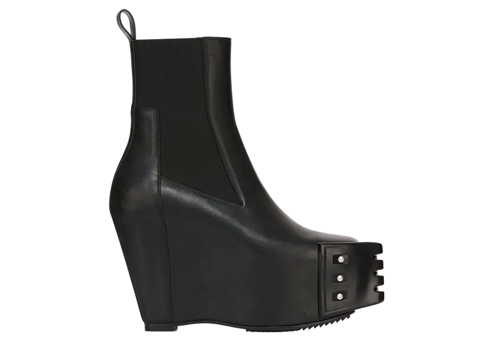 Rick Owens Hollywood Grilled Wedge Beatle "Black"