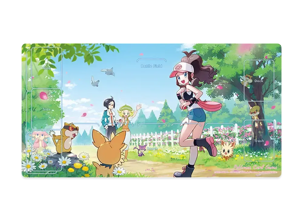Pokemon Card Game Rubber Play Mat Hilda