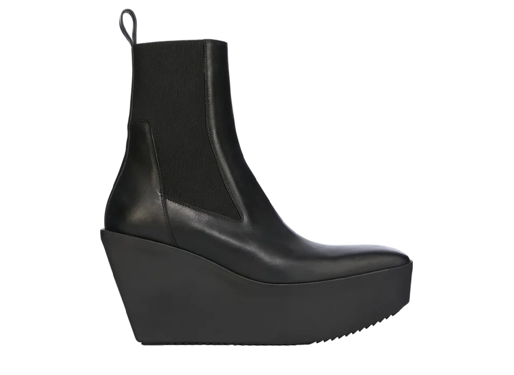 Rick Owens Hollywood Sliver Platform Beatle "Black"