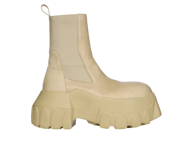 Rick Owens Hollywood Beatle Mega Tractors "Parchment/Parchment"