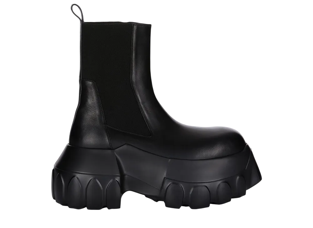 Rick Owens Hollywood Beatle Mega Tractors "Black/Black"