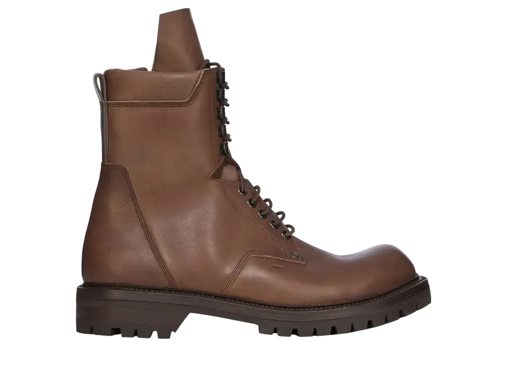 リックオウエンス ハリウッド アーミー レース ブーツ  "ダスト"