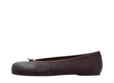 Maison Margiela Women's Tabi New Ballerina "Merlot"