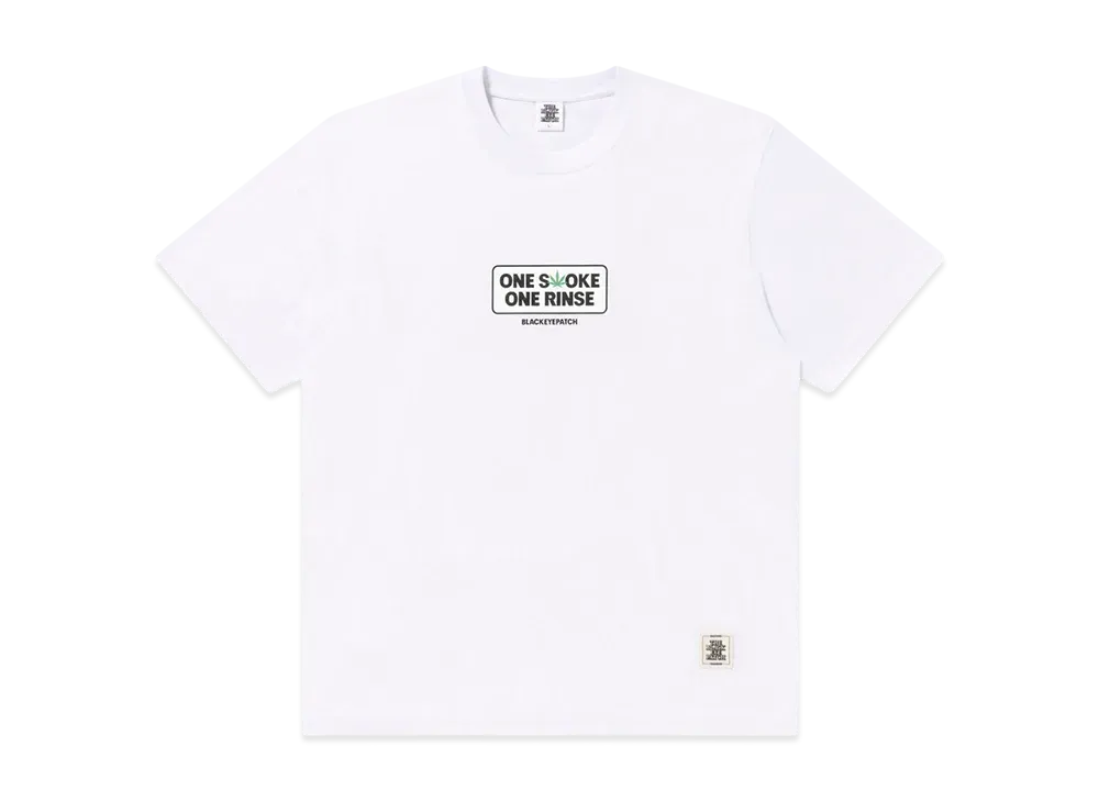 BlackEyePatch Hustlers Mouthwash Tee "White"