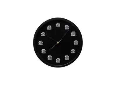 BlackEyePatch OG Label Clock "Black"