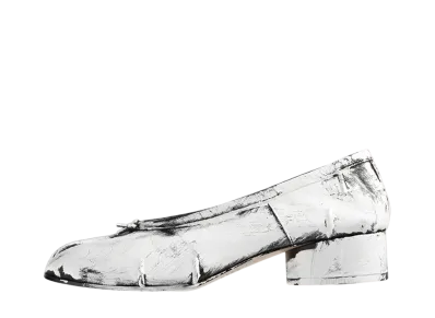 Maison Margiela Women's Tabi New Ballerina "Black/White"