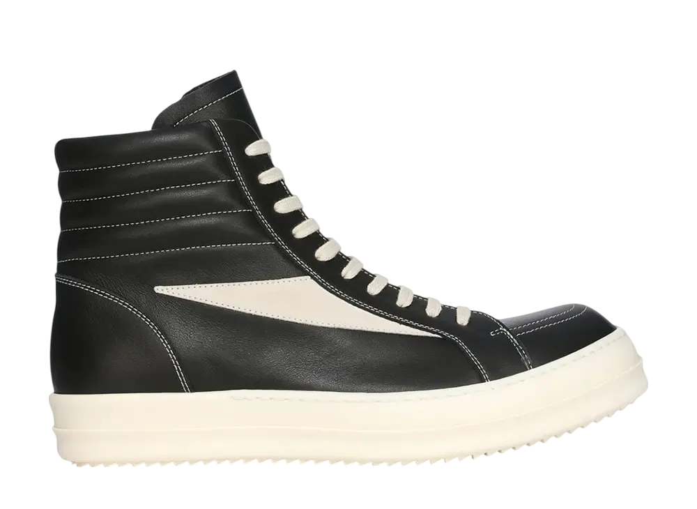 Rick Owens Hollywood High Vintage "Black/Milk/Milk"
