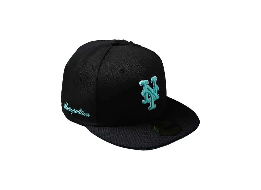 NEW ERA x THE CAP 59Fifty NY Minute Tokyo Exclusive New York Mets "Black"