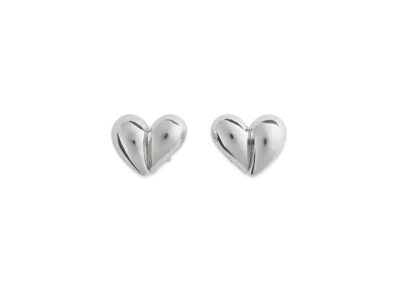 Bottega Veneta Drop Clip Earrings "Silver"