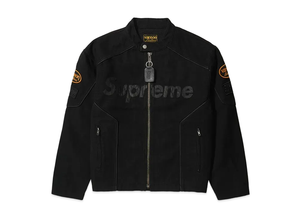 Supreme x Vanson Leathers Cordura Cotton Jacket "Black"